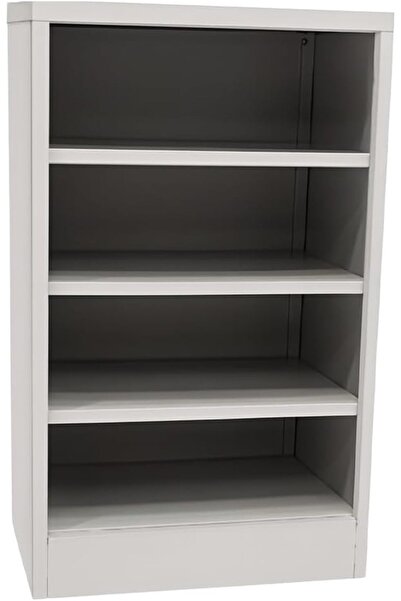 Afifa Furniture Grey Steel Shoe Rack – Shoe Cabinet with Open Door Shoe Organ...