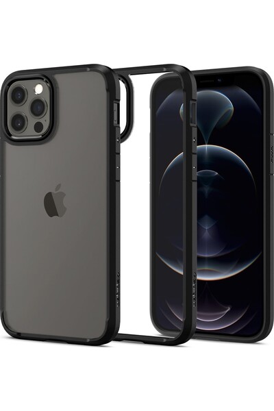 Spigen iPhone 12 and iPhone 12 Pro (6.1-inch) Case Crystal Hybrid - Black