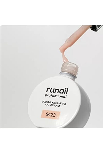 RUNAIL Liquid Builder Gel 15 ml Fırçalı Likit Jel - 5423