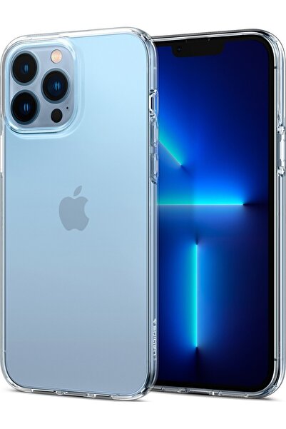 Spigen جراب كريستال فليكس شفاف لهاتف آيفون 13 برو ماكس (6.7 بوصة)
