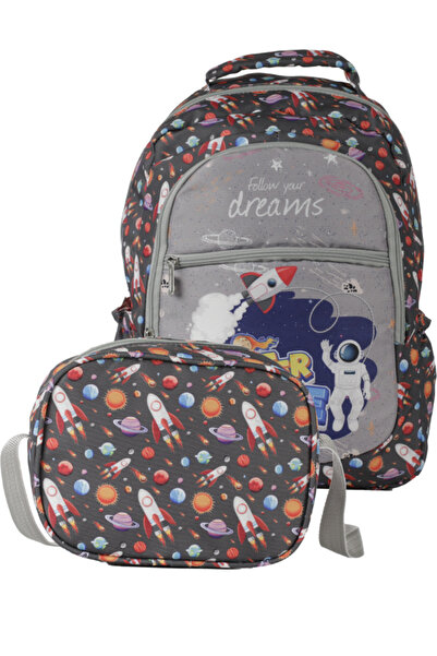 tom çanta Outer Space Okul geantă sir. 5105/03 Okul geantă sir. și Set de Nut...