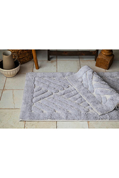 Apricitas HOME Pločice Sive Kupatilski otirač 60x100 CM / 50X60 CM