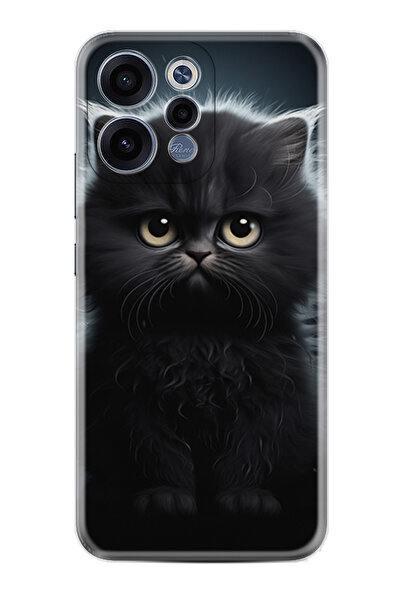 Kılıfland Oppo Reno 15 / 15F 5G Kılıf Boutique Baskılı Resimli Tombul Kedi Pc...