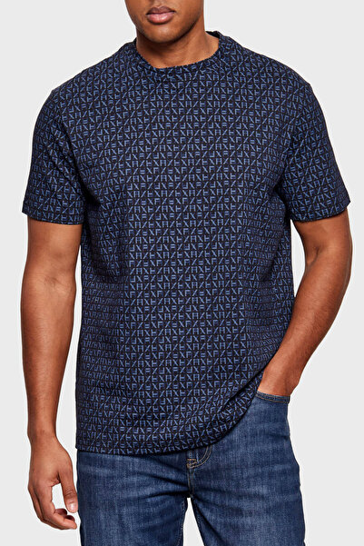 Armani Exchange Pamuklu Regular Fit Logolu Bisiklet Yaka T Shirt Erkek T SHİR...