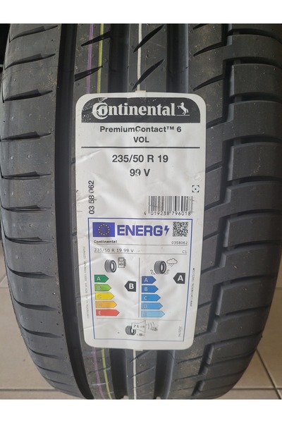 Continental 235/50R19 Premium Contact6 99V Set Olarak (4ADET) Yazlık 2026 Üre...