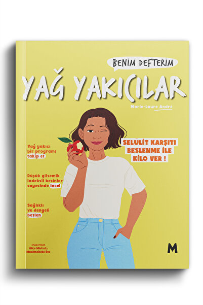 mabel kitap Yağ Yakıcılar: Benim defterim - Selülit Karşıtı Beslenme ile Kilo...
