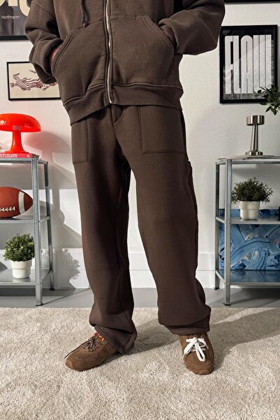 Flaw Wear Baggy Tracksuit with Pocket Stitching Detail