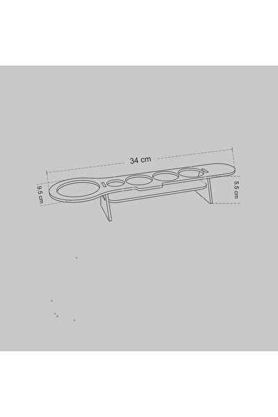 FeyzaDesign Vİski Tütsüleme Seti Sergileme Standı, şık ve kullanışlı tasarım
