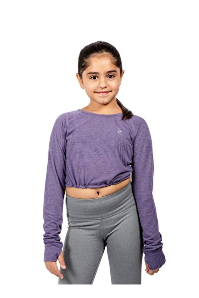 Zaecy Girl's Full Sleeve Crop Top