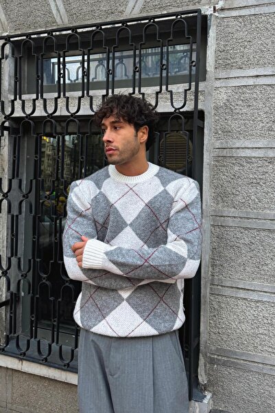 Flaw Wear Pulover de tricotaj cu model Baklava