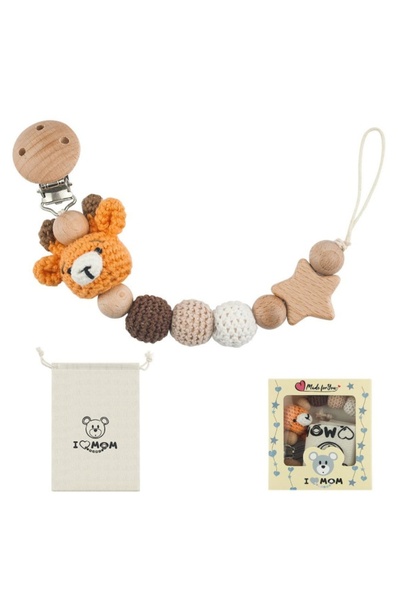 Generic Pacifier Clip Cute Animal Pacifier Holder Clip for Most Pacifiers, Ba...