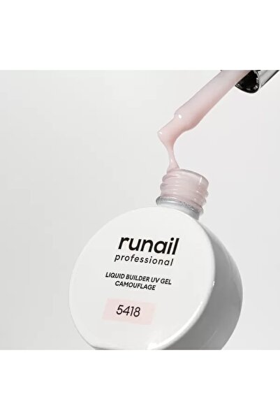 RUNAIL Liquid Builder Gel 15 ml Fırçalı Likit Jel - 5418