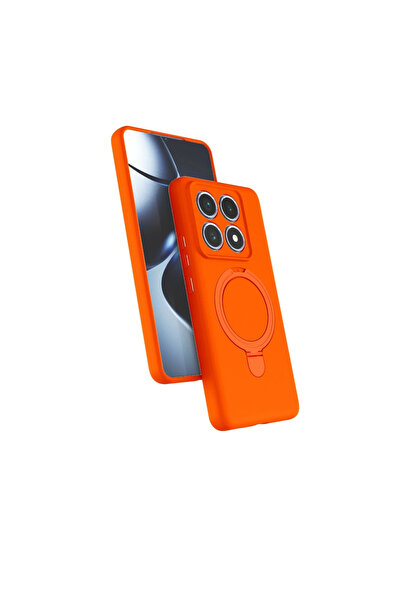 eco port غطاء Mi 14t Pro Regal مع حامل Magsafe - برتقالي
