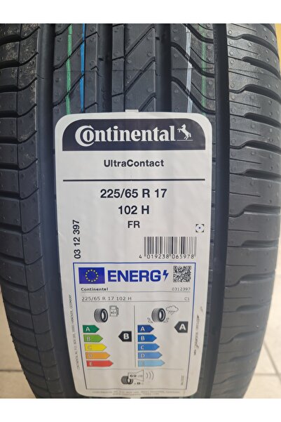 Continental 225/65R17 Ultra Contact 102H FR Set olarak (4 ADET) A serisi 69db...