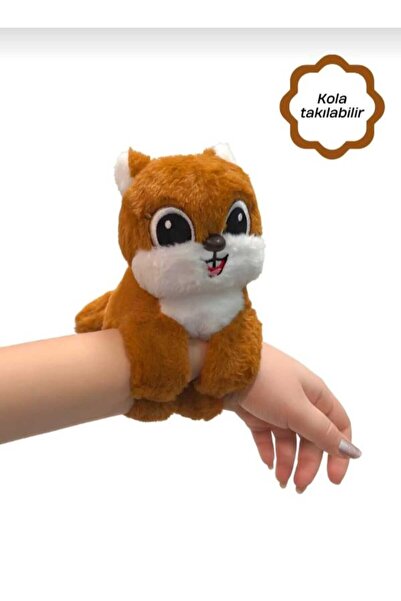 TOPROCKSTORE Sevimli Peluş Hayvanlar Kola Bileğe Eşyaya Takılabilen 16cm Hedi...