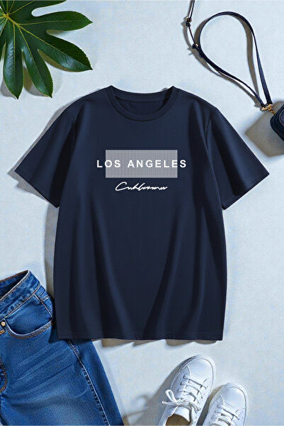 uyguntarz Unisex Los Angeles Printed Design Tshirt