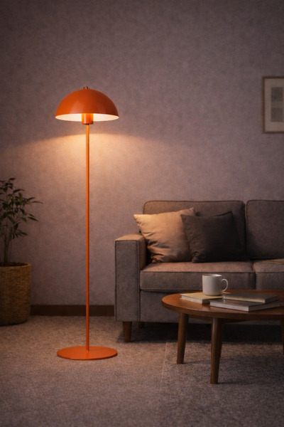 ARTILED Mantar Başlıklı Metal Lambader - Modern Köşe Aydınlatması - Dekoratif...