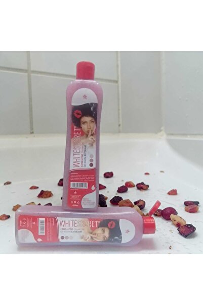 White secret Exfoliating Shower Gel 500ml – Brightening & Smoothing Body Wash...