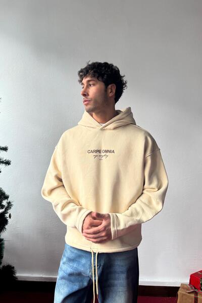 Flaw Wear Carpe Štampano podesiva majica sa kapuljačom