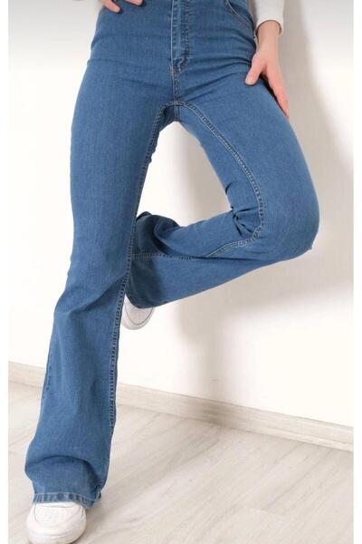 LA TUBA New Season High Waist Lycra Shape-Up Flare Women's Spanish Flare Jeans