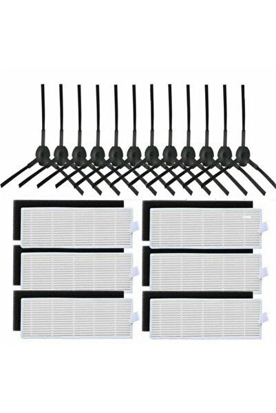 NO BRAND مناسب لاستبدال فرشاة الجانب لفلتر HEPA، ومناسب لقطع غيار مكنسة الروب...