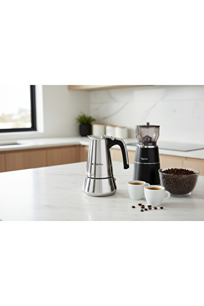 Tognana Grancucina Riflex 4-Cup Stovetop Coffee Maker - Durable Italian Moka Pot