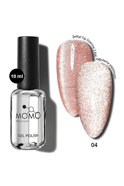 MOMO professional Kalıcı Oje Flash Cat Eye No.4, 10 ml