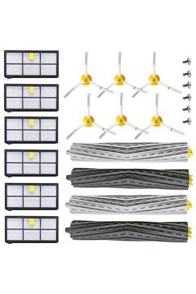 NO BRAND مناسب لقطع غيار الفرش، ومناسب لأجهزة iRobot Roomba 800، 880، 860، 87...