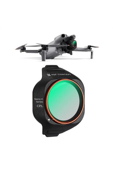 K&F CONCEPT DJI Mini 5 PRO uyumlu CPL Filtre - 28 katmanlı HD Optik