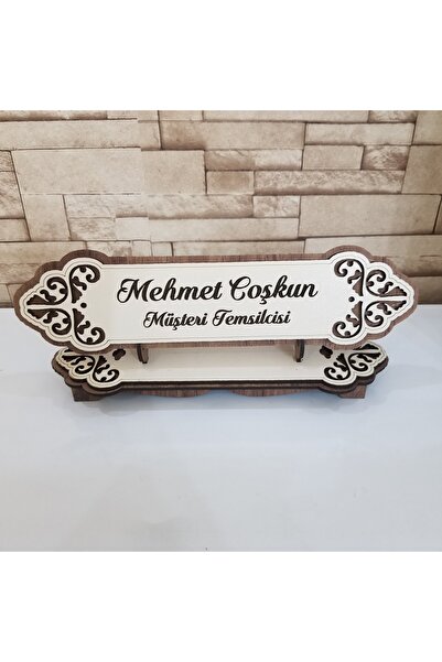 HEDİYENİZ BİZDE Kişiye Özel Ahşap Masa İsimliği