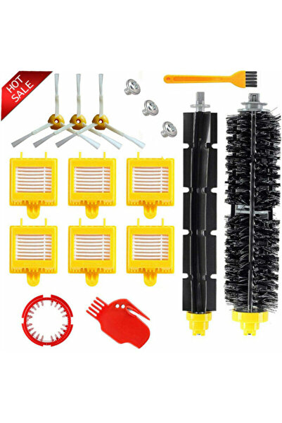 NO BRAND مجموعة قطع غيار متوافقة مع ملحقات روبوت التنظيف iRobot Roomba من سلس...