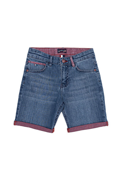 U.S. Polo Assn. Boy's Red Jean Shorts 50247283-Vr030