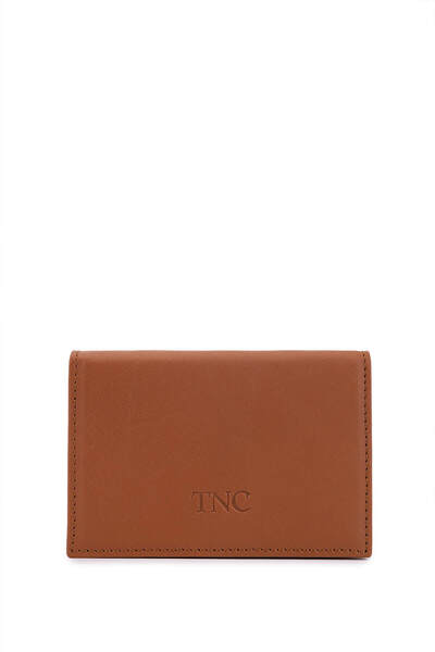 Tamer Tanca Men's Genuine Leather Tan Card Holder