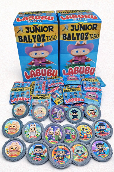 taso8090 Labubu Tasoları Balyoz Kalın Oyun Tasosu (20 adet)