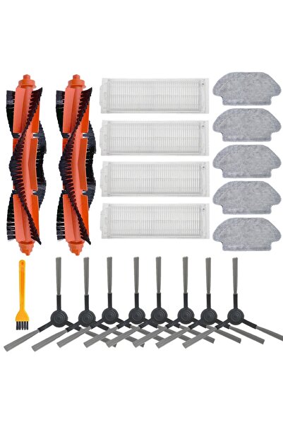 NO BRAND مناسب لمجموعة فرشاة وفلتر مكنسة روبوتية Mijia Mi Robot Mop Pro STYTJ...