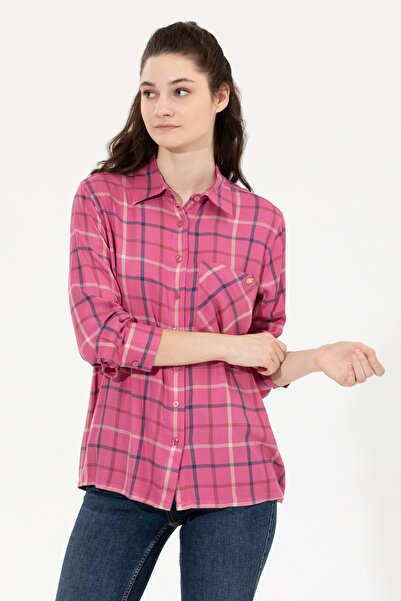 U.S. Polo Assn. Women's Pink Long Sleeve Shirt 50262228-Vr167