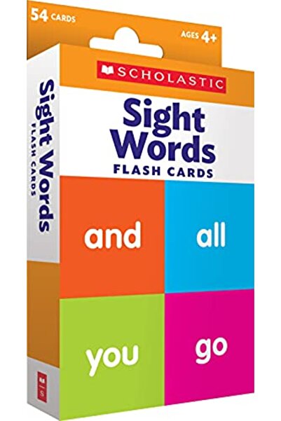 Scholastic بطاقات تعليمية: كلمات بصرية