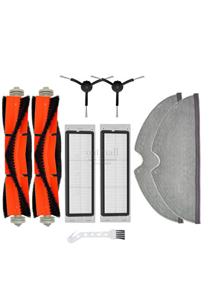 NO BRAND مناسب لمجموعة ملحقات فرشاة وفلتر مكنسة روبوت شاومي روبوروك S50 S5