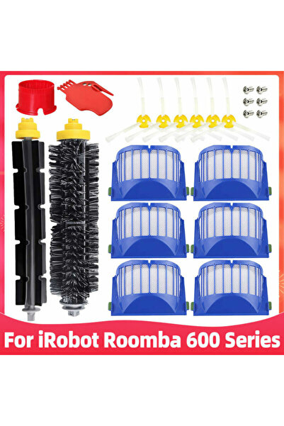 NO BRAND مناسب لمجموعة حقيبة الغبار والفلاتر، مناسب لفرش وممسحة مكنسة روبوت س...