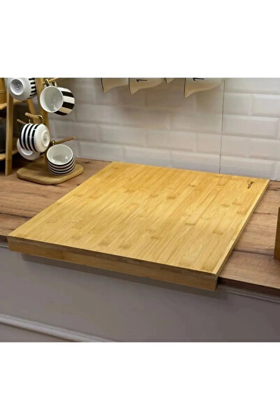 FeyzaDesign Bambu Mega Boy Kesim ve Hamur Açma Tahtası 38x45 cm, Büyük Boy