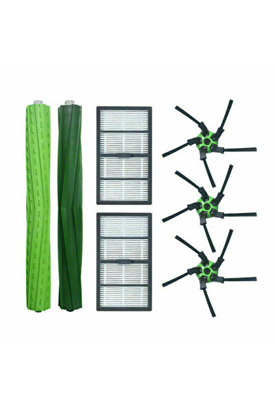 NO BRAND مناسب لفرشاة رئيسية وفلتر HEPA حقيبة غبار مكنسة iRobot Roomba S9/S9 ...