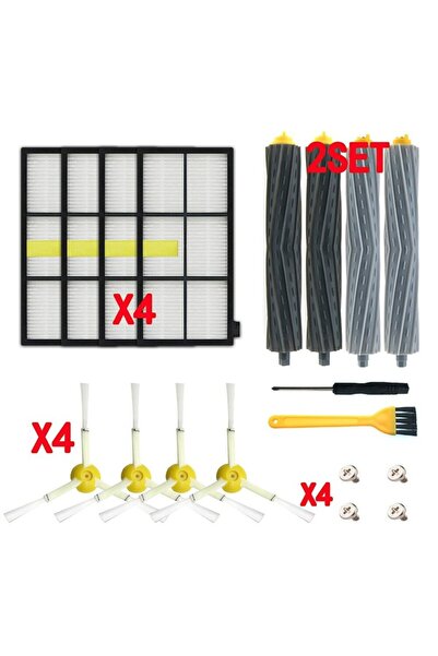 NO BRAND طقم قطع غيار بديلة لسلسلة روبوت التنظيف iRobot Roomba 800 860 865 86...