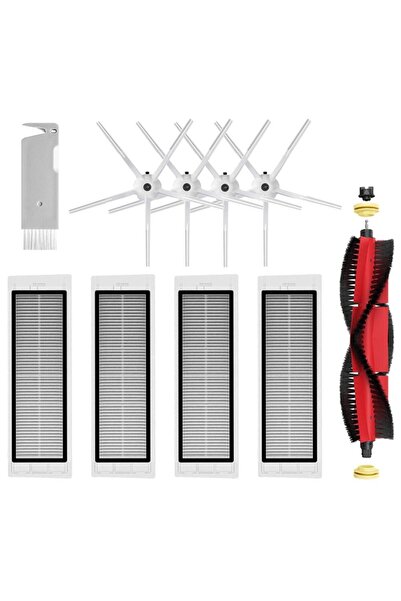 NO BRAND مناسب لمجموعة قطع الفرشاة الرئيسية/الفلتر/قماش المسح لروبوروك S5 ماك...