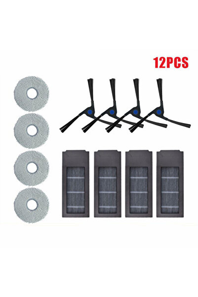 NO BRAND مناسب لقطع غيار مكنسة إيكوفاكس X2/X2Pro الكهربائية، بما في ذلك الفرش...