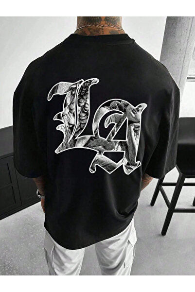 Ordorin La Printed Men's Oversize Tshirt