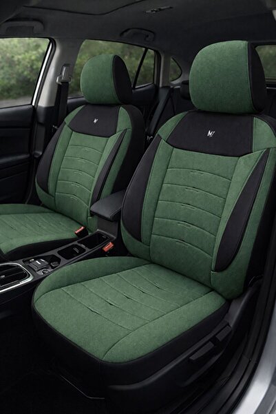 NATOCONCEPT Full Set Auto Seat Covers Compatible with Your 2015 Fiat Egea Sed...