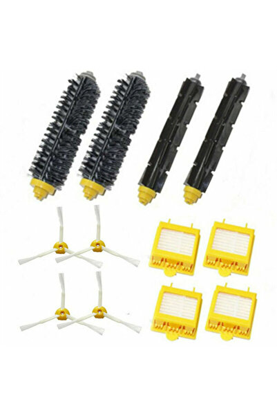 NO BRAND مجموعة قطع غيار متوافقة مع ملحقات روبوت التنظيف iRobot Roomba من سلس...