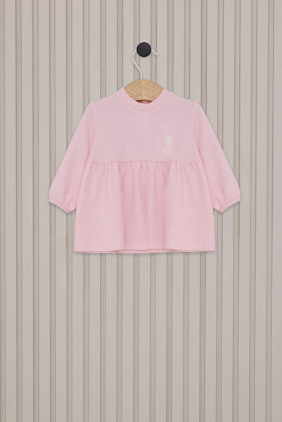 U.S. Polo Assn. Kız Bebek Açık Pembe Pijama Takımı 50315418-VR078