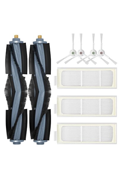 NO BRAND مناسب لمرشحات وفرشاة وممسحة المكانس الكهربائية Ecovacs T20 PRO/T20 M...