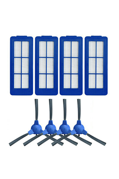 NO BRAND مناسب لمجموعة فلاتر الفرشاة البديلة، مناسب لـ Eufy RoboVac 11S Max 1...